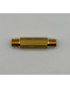 Nipple 1/8 NPT  X 2 Hex Brass  | OEM Part #32190 | Clean Burn