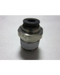 Fitting Straight Male; 1/8 T Push X 1/8 NPT   | OEM Part #32325 | Clean Burn